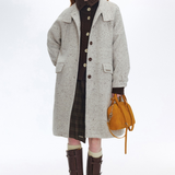 Light Stand Collar Coat