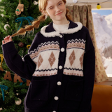 Winter Snow Design Sweater x Skirt