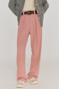 Warm Color Loose Straight Pants