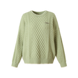 Waffle Cable Color Sweater