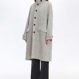 Light Stand Collar Coat