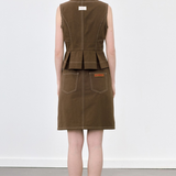 Stitch Design Brown Vest