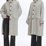 Light Stand Collar Coat