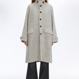 Light Stand Collar Coat