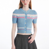 French Cable Knit Top