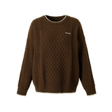Waffle Cable Color Sweater