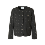 Ribbon Button Dot Jacket