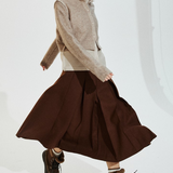 Umbrella Wool Medium Skirt