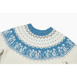 Nordic Penguin Design Sweater