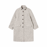 Light Stand Collar Coat