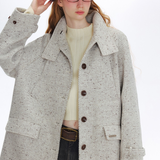 Light Stand Collar Coat