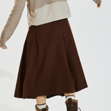 Umbrella Wool Medium Skirt