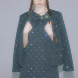 Ribbon Button Dot Jacket