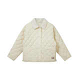 Milk Quilted Down Jacket