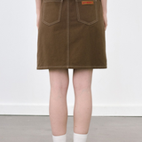 Stitch Design Brown Skirt