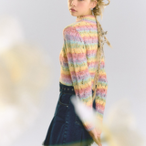 Colorful Bright Knit Cardigan