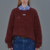 Loose Sequined Sweater