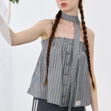 Striped Flare Camisole Shirt