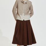 Umbrella Wool Medium Skirt