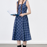 Blue Plaid Original Dress